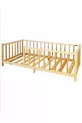 Lit Montessori Unisexe pour Bébé et Enfant en Bois Naturel