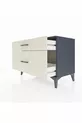 Commode Hyperion 2 tiroirs Anthracite-Pierres de lune