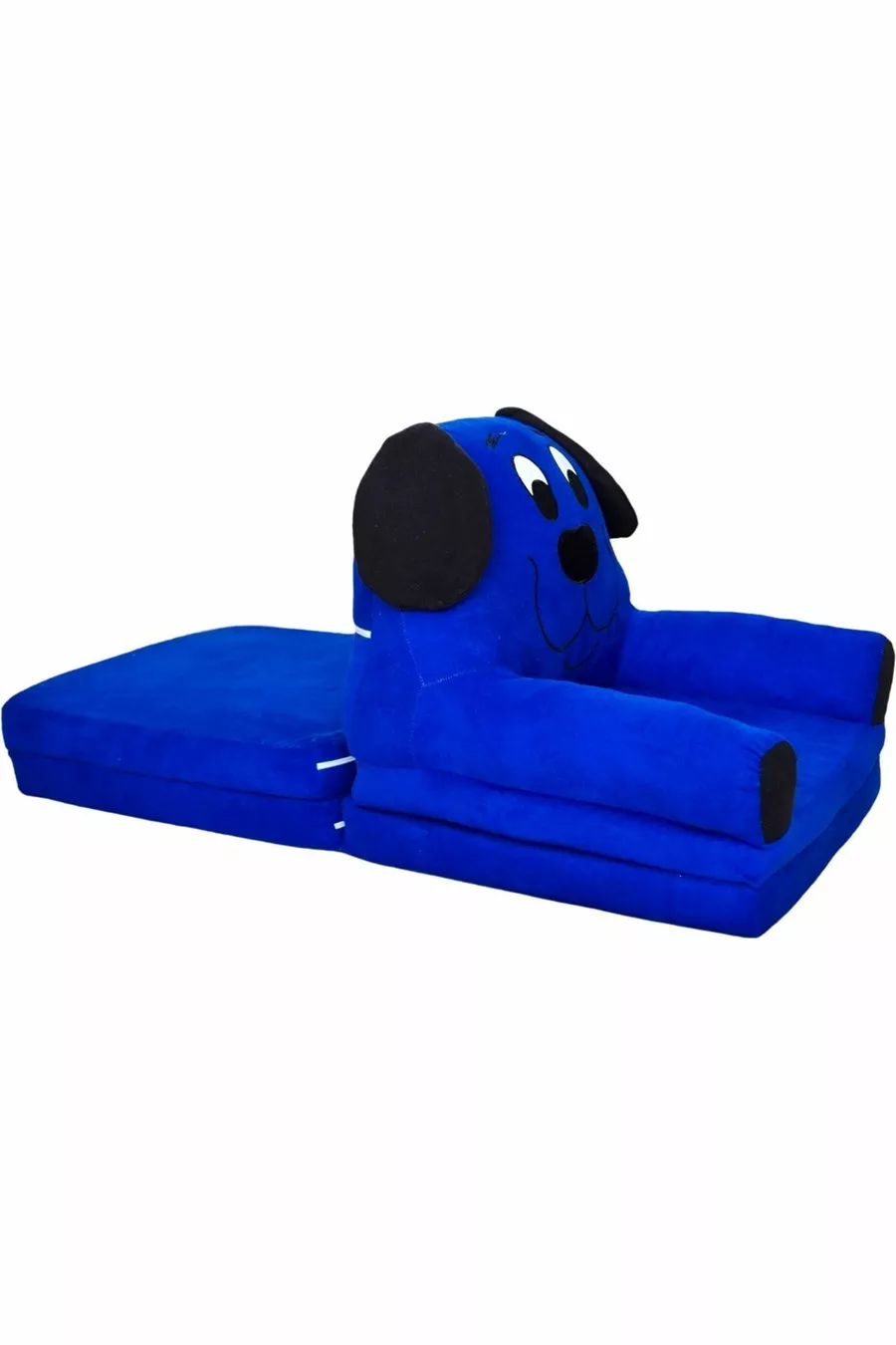 Chaise pour bébé/enfant pliante avec coussin, lit portable, canapé pouf en tissu avec motif chien