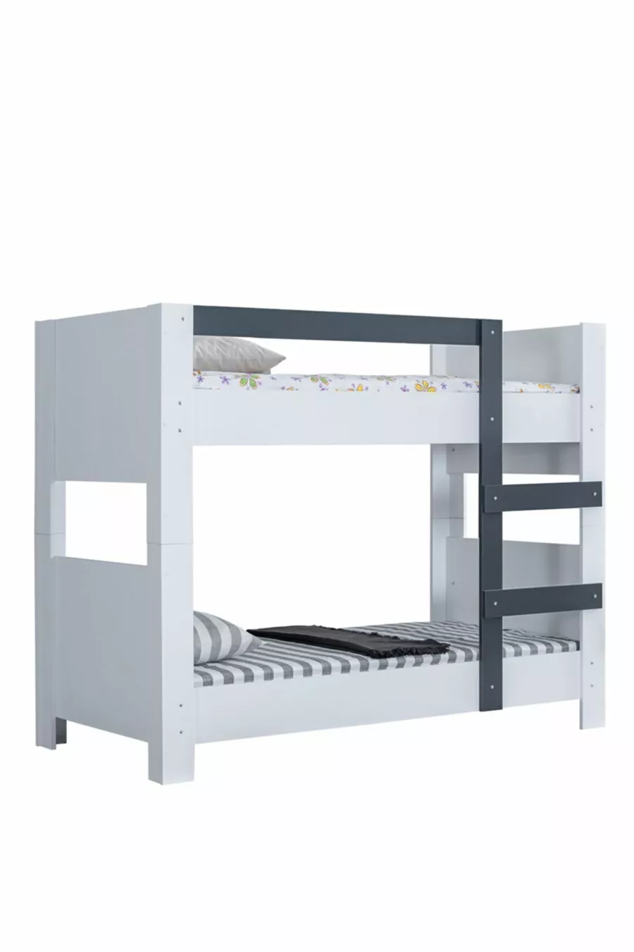 Lits superposés, Lits superposés démontables Açelya - Anthracite - Cm