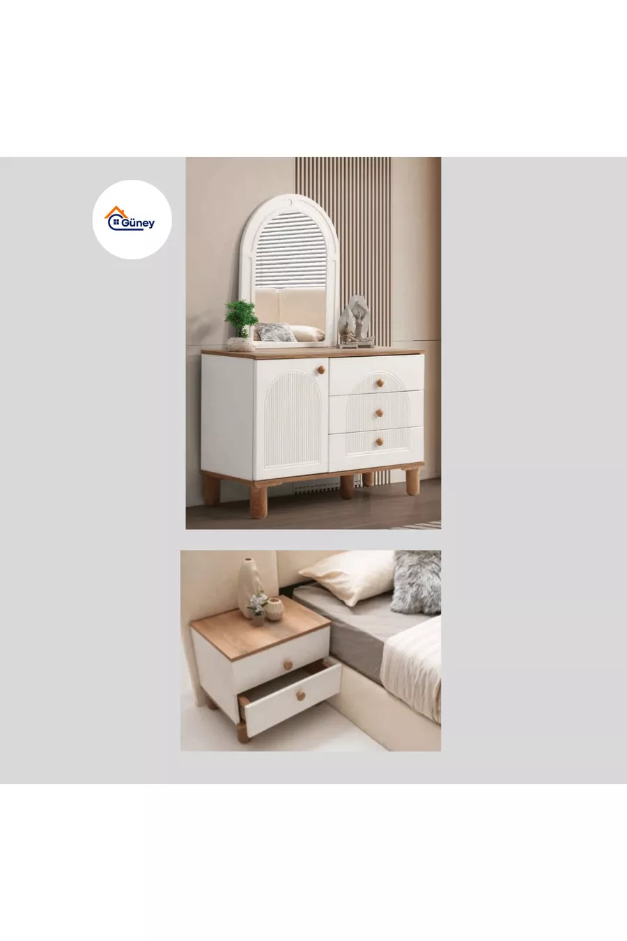 Ensemble Chambre à Coucher et Salle à Manger Pack Mariage