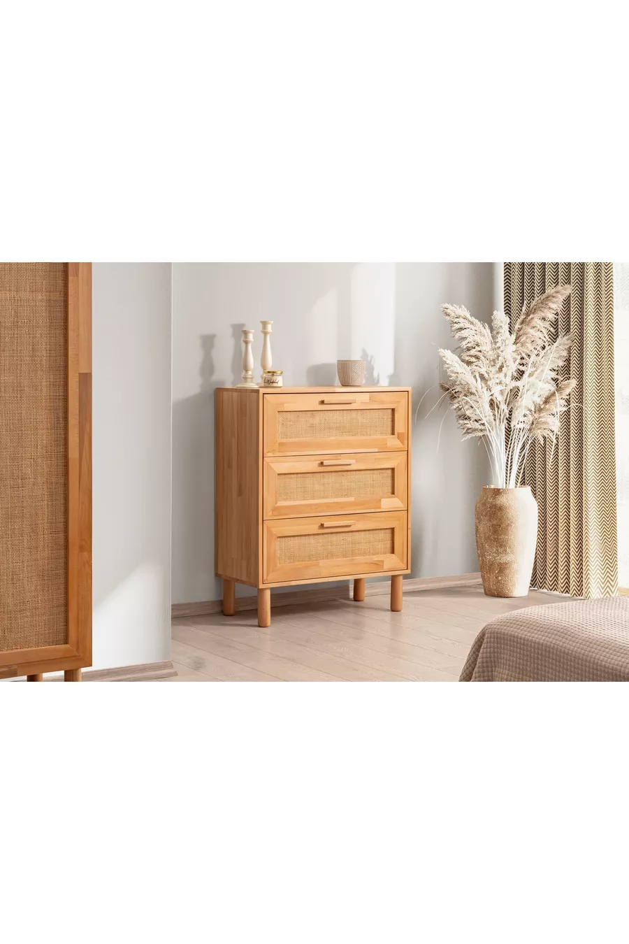 ENSEMBLE DE CHAMBRE À COUCHER MASSIF ARTEMIS