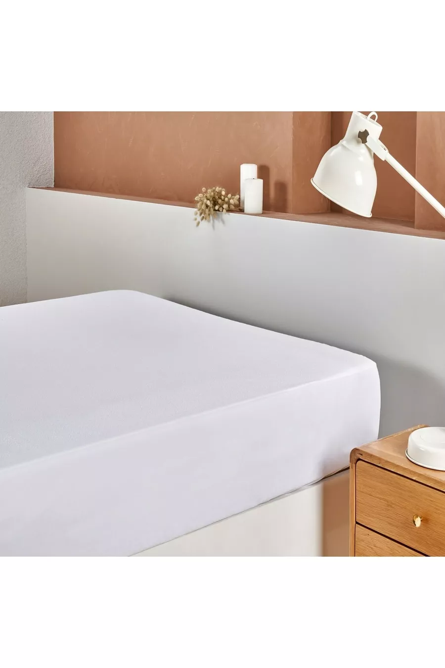 Protège-matelas Easy une personne blanc