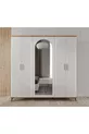 Montage Gratuit - Chambre à Coucher Complète en MDF Nevada avec 6 Portes