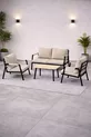 DREAM Balcon, Ensemble de Jardin, Café, Canapé en Métal, Ensemble de Canapés, Mobilier de Jardin, 2+1+1 avec table(s)