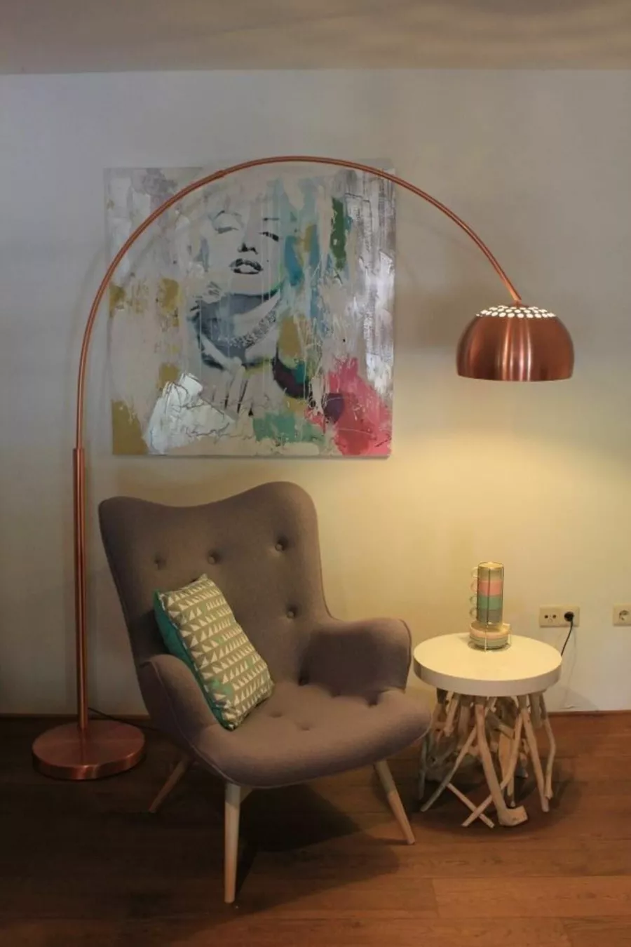Lampadaire Design Moderne Col de Chameau