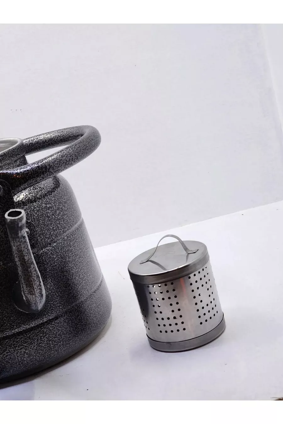 Bouilloire en aluminium double face, bouilloire de conversation ottomane taille moyenne 4 litres