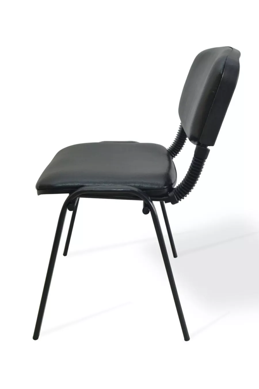 I Mobilier de Bureau & Design Chaise de Formulaire d'Accueil Invité de Bureau Noir 4 pièces 