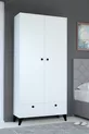 3Atlanta Armoire à 2 tiroirs et 2 portes