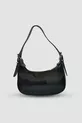 Sac à bandoulière en cuir verni noir