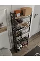 ORGANISEUR DÉCORATIF ÉTAGÈRE À CHAUSSURES MASSIF EN BOIS ET PLASTIQUE 8 NIVEAUX
