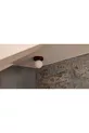 Plafonnier Glop en Opale Moderne avec Verre, Pastèque, Crème, Bordeaux et Applique