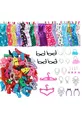  pièces de poupées et accessoires compatibles avec Barbie Frozen, comme sur l'image