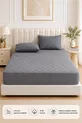 Drap-housse de protection matelassé en coton  % gris - Bébé-Simple-Double-Taille King