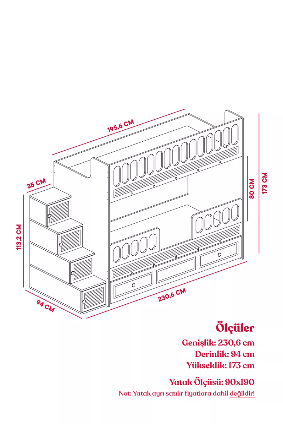 Modèle de Lits Superposés à Volets avec Support en Acier et Double Protection à Revêtement Membrane