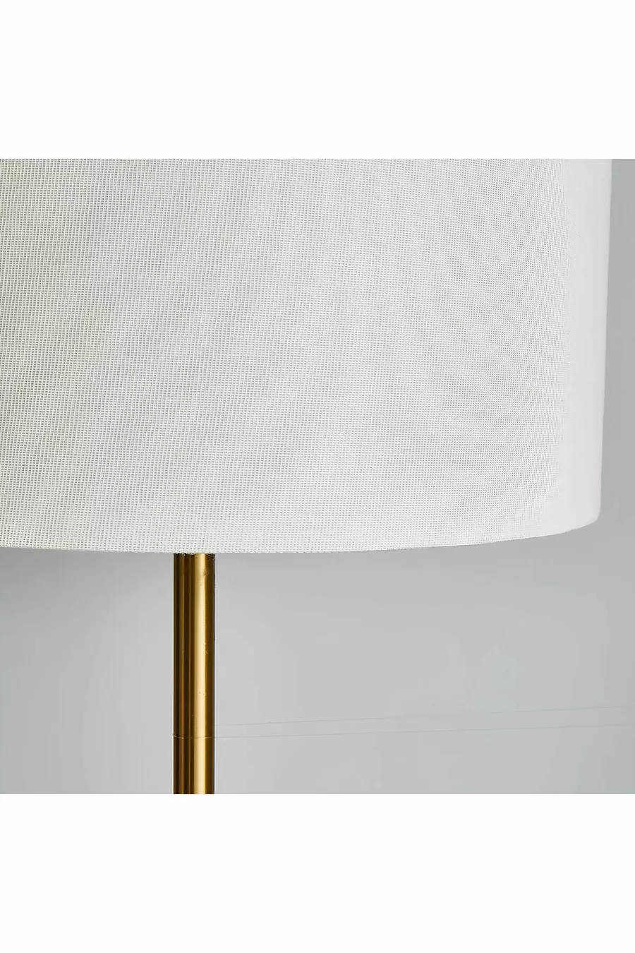 Lampadaire en forme de champignon au design moderne avec abat-jour en tissu