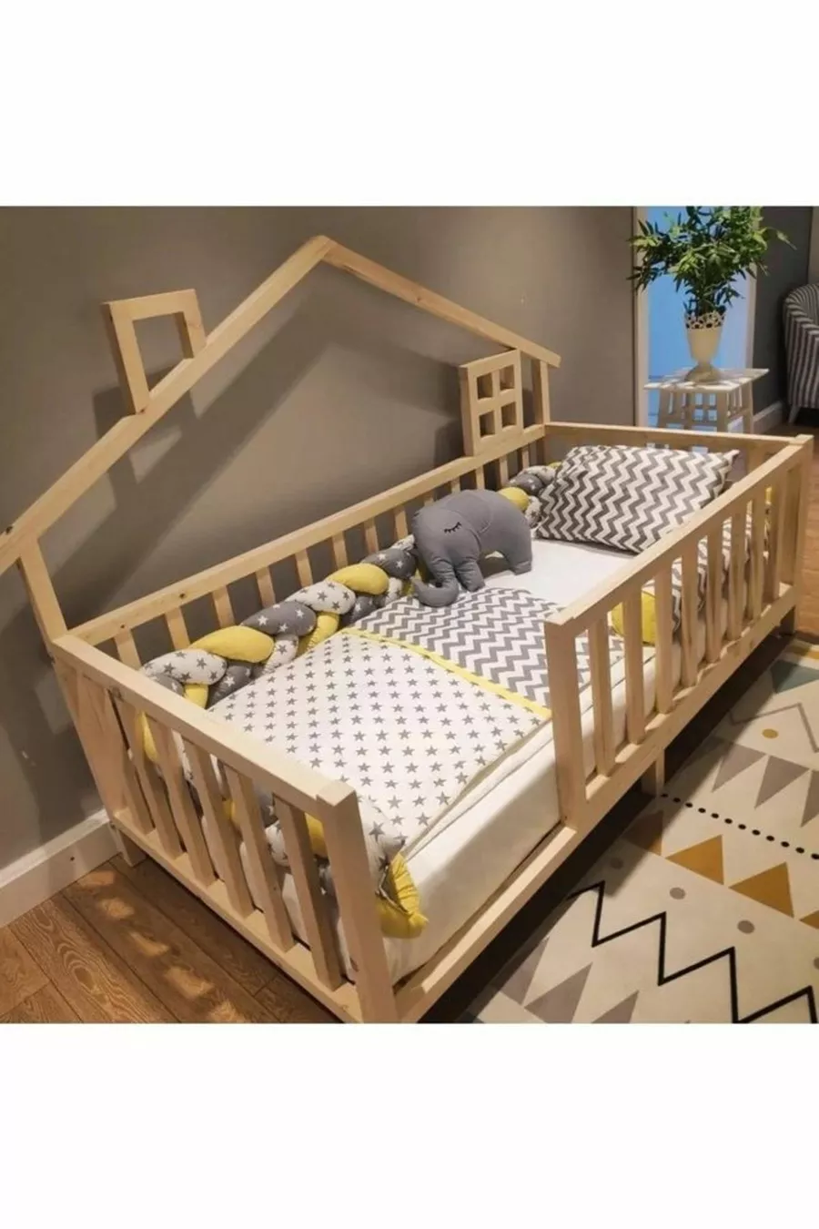 Lit Montessori naturel pour bébés et enfants