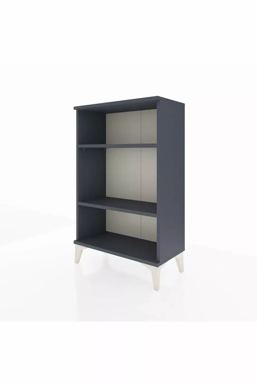 Chevet Arges à 2 étagères Anthracite-Anthracite