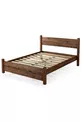 Lit double Ares en bois massif naturel
