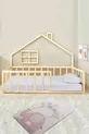 Lit Montessori Unisexe pour Bébé et Enfant en Bois Naturel