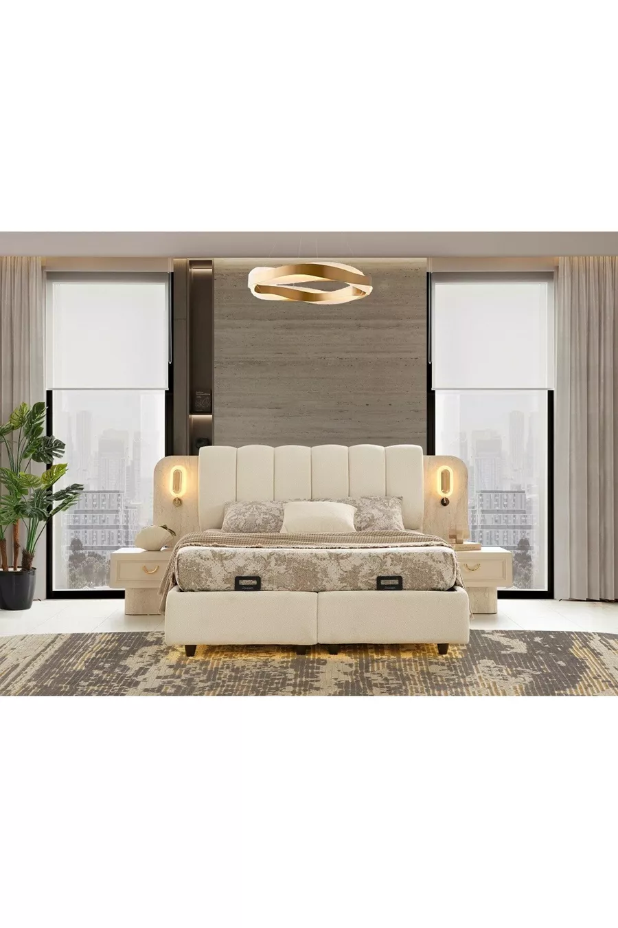 CHAMBRE À COUCHER BURGAZ EN MDF