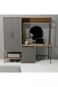 Ensemble de meubles d'hôtel Modulago Midi Anthracite Noyer