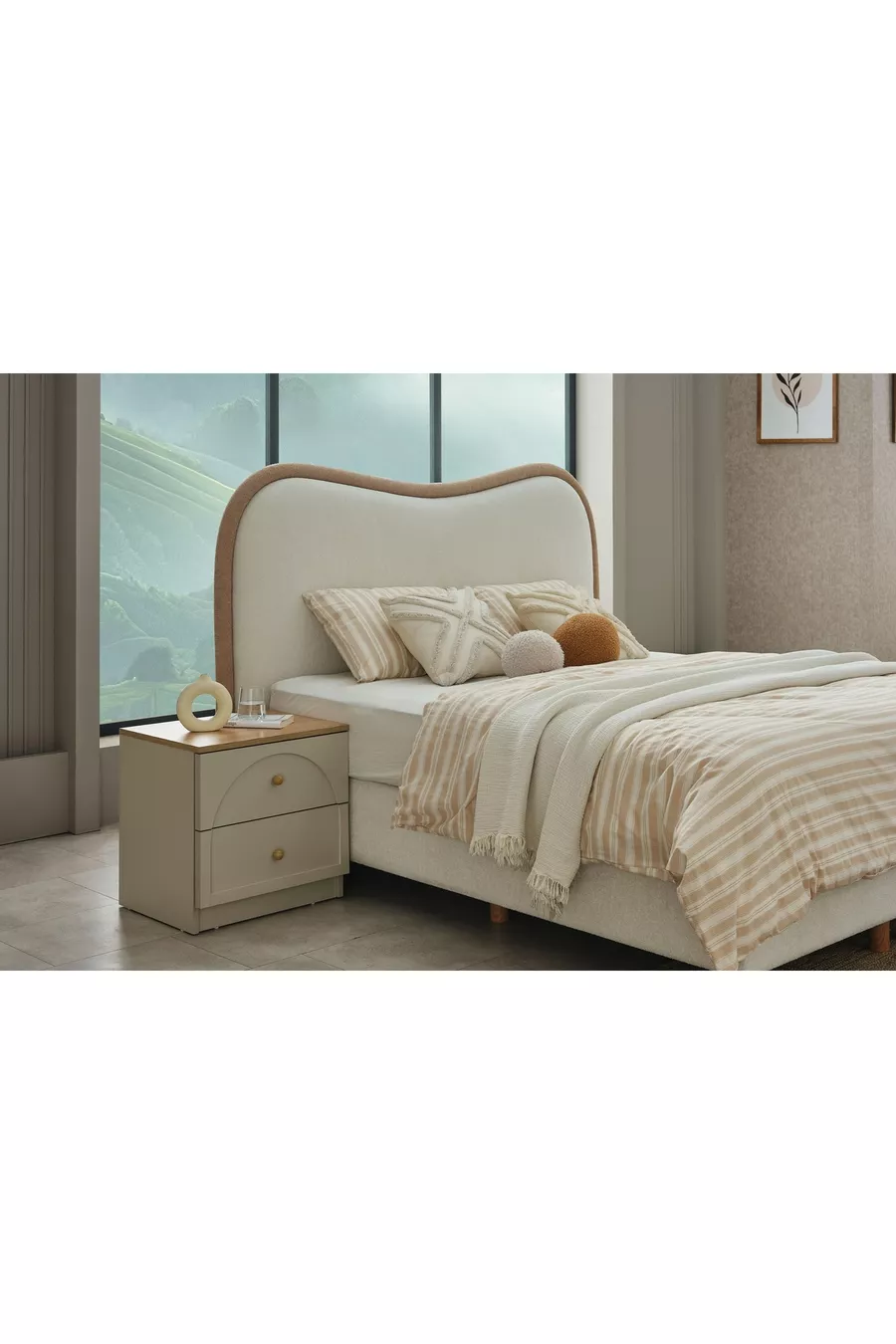 ENSEMBLE DE CHAMBRE À COUCHER CAPRA BOHÈME, 5 PORTES