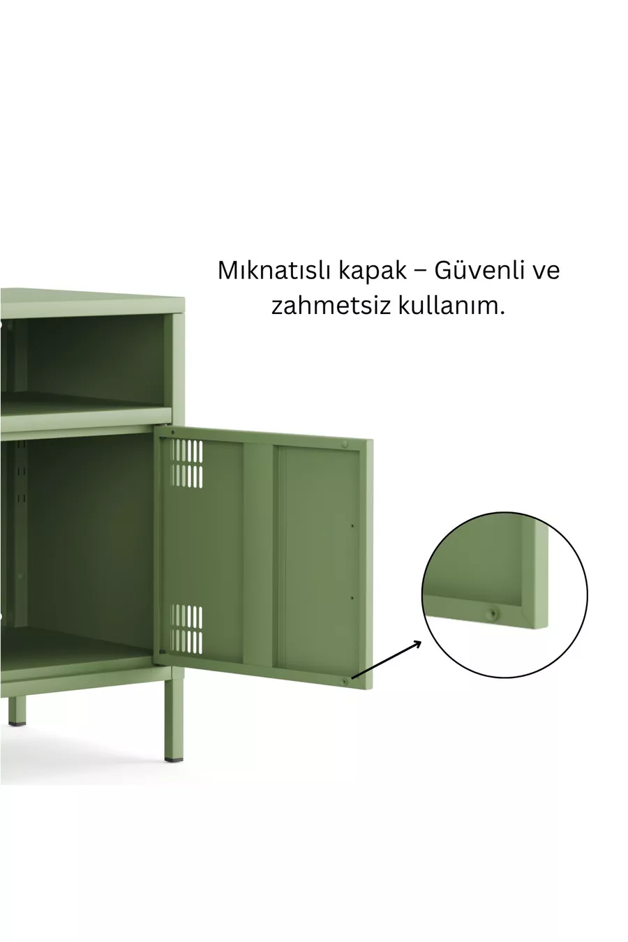 Commode Pera avec étagères ouvertes, 5 x x cm - Disponible en 9 couleurs