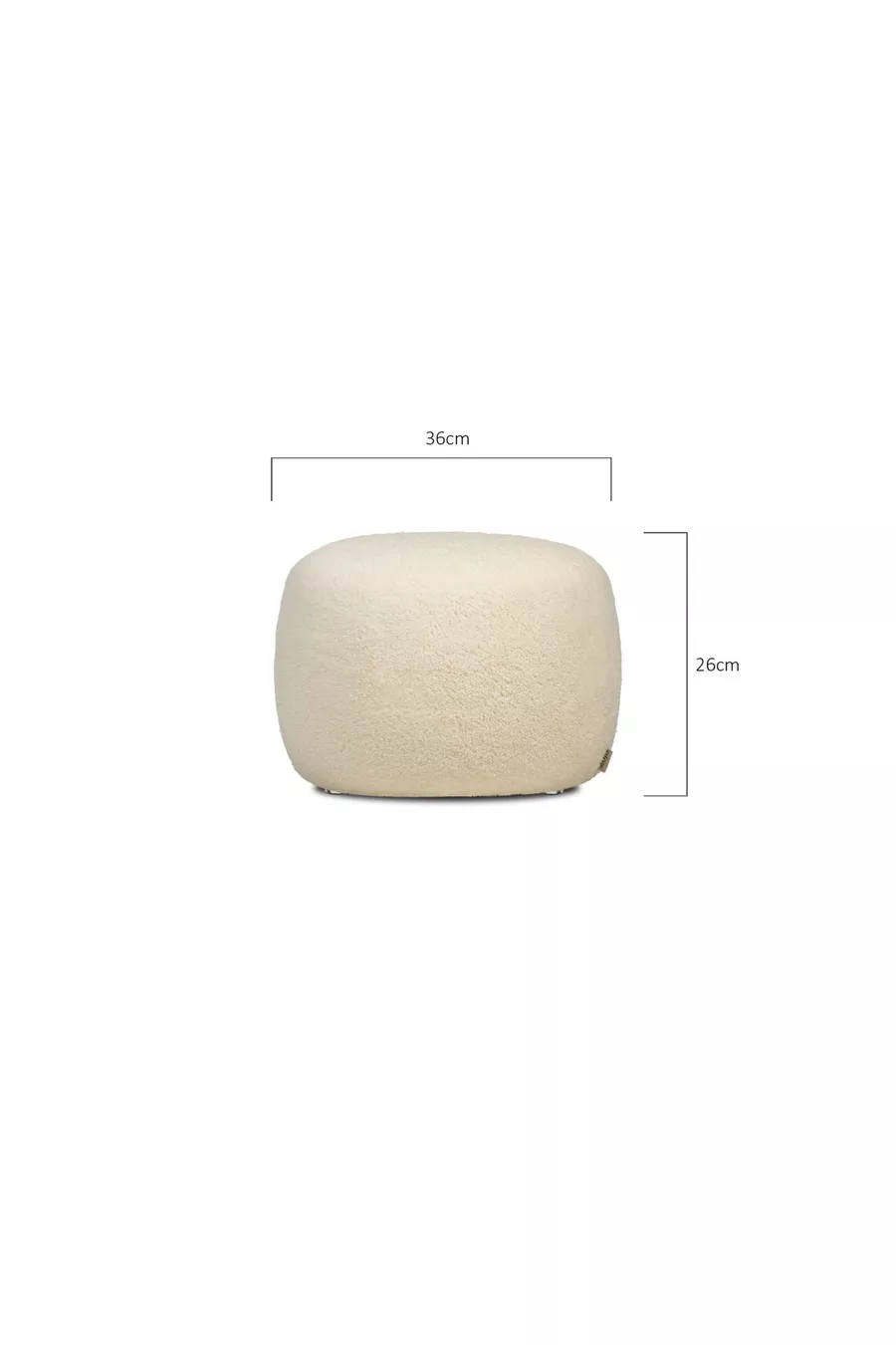Pouf Puf pour enfants Couleur crème - Certifié CE