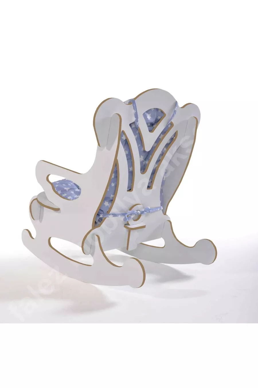 Chaise balançoire pour enfant Coussin bleu étoilé