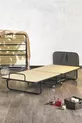 Lit pliant premium Niron  cm Matelas luxueux à ressorts emballés et cadre de lit recouvert de tissu antidérapant