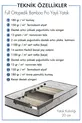 | Matelas à ressorts orthopédique en tissu de bambou pour une personne | x CM | Épaisseur de CM |