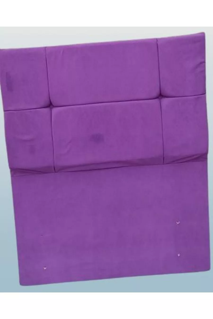 Titre DK Simple Tissu en velours de poulain Fuchsia foncé Rembourrage matelassé fait à la main