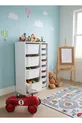 Armoire à Jouets Polyvalente avec Tiroirs et Unité de Rangement – Organisateur de Chambre d’Enfant avec Étiquette Cadeau