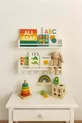 Étagère et bibliothèque Montessori en MDF blanc, 2 pièces