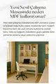Bureau pour chambre d'adolescent Arion Nouvelle Génération | 100% MDF | Ergonomique | Modèle avec étagère et portes