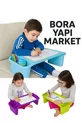 Bureau de loisirs pour enfants bleu