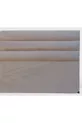 Titre DK Double Taille 'Lit Horizontal Tranché Tissu Crème en Poil de Poulain Fait Main