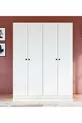 Armoire à 4 portes avec poignées à boutons