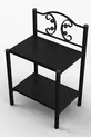 Mais Retro Commode en métal forgé noir