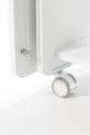 Berceau pour bébé avec côtés inclinables et roulettes - Lit pour bébé - Blanc - Cm - 