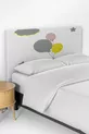 Housse de tête de lit pour lit coffre de chambre d'enfant avec motif ballon et nuage