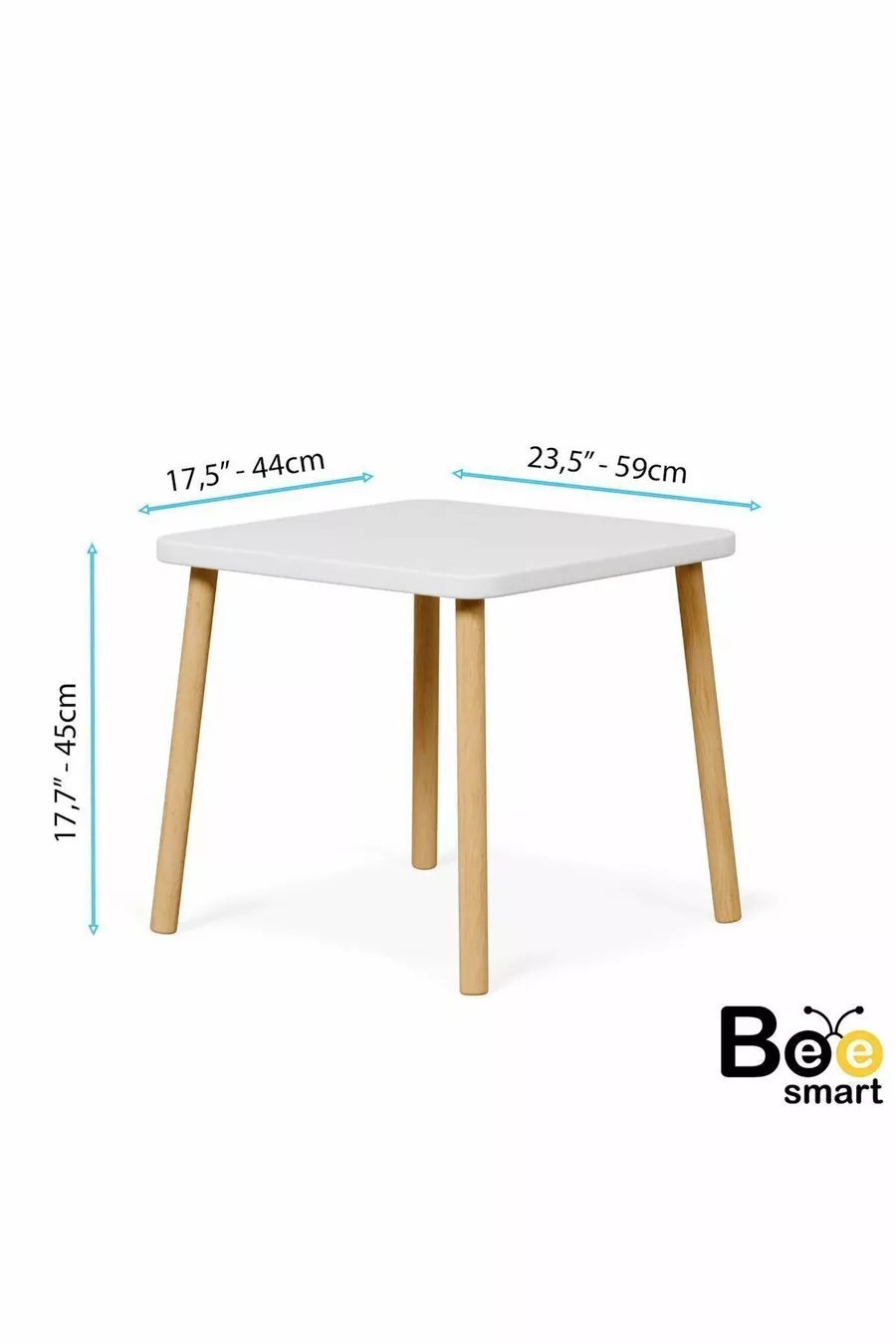 Table et chaise d'activité Montessori en bois, table et chaise Bunny