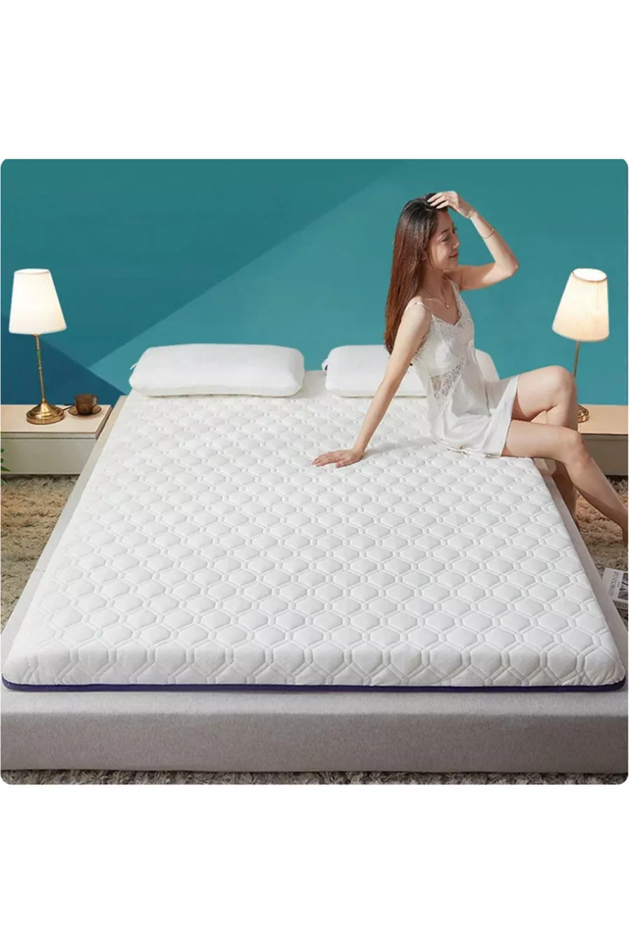 Matelas double en mousse 7 cm