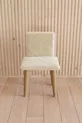Chaise pour enfant Siège pour enfant Chaise en bois Chaise Montessori Chaise avec coussin Blanche Chaise douce