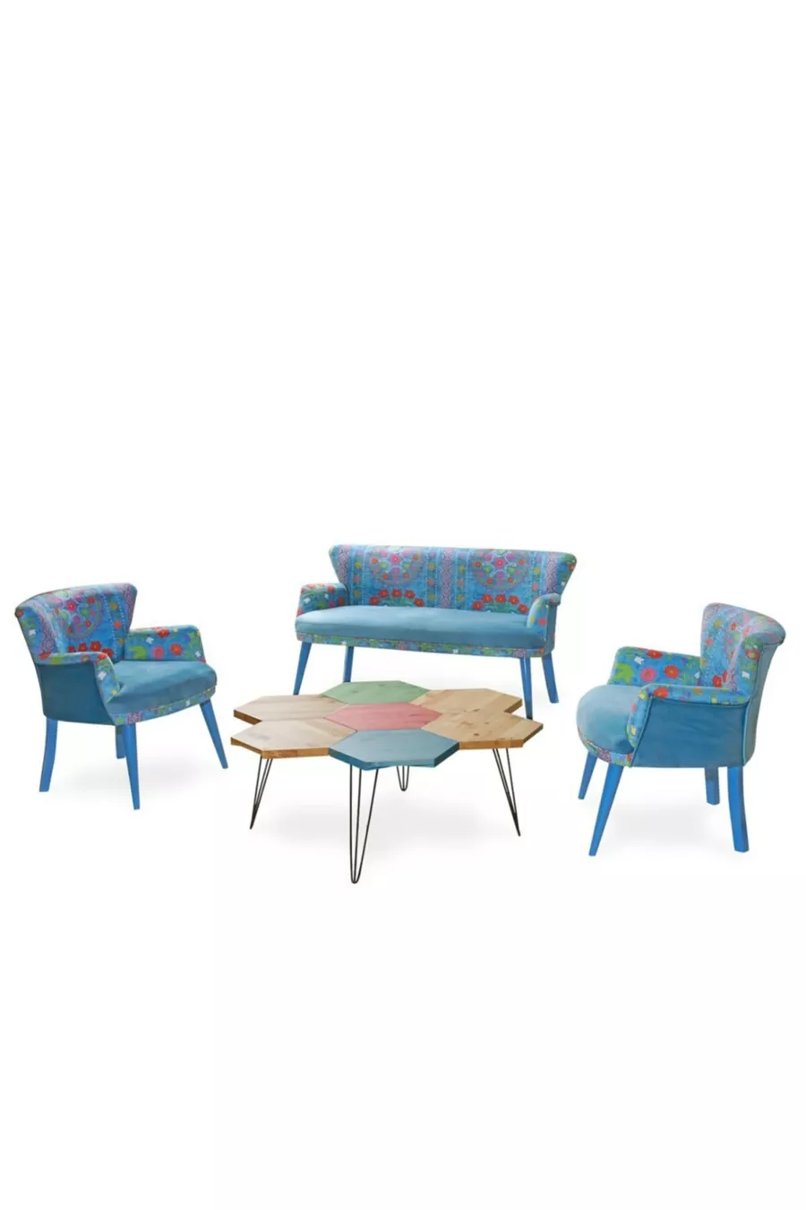 Berrak 1 - Set de thé en bois