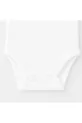 Body Bébé à Manches Courtes Blanc % Coton Organique, Lot de 5, NEUF