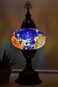 Lampe de table en verre mosaïque design authentique, lampe de nuit décorative, abat-jour