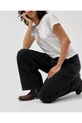 Jean Baggy Boyfriend à Rayures Détaillées