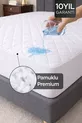 Protège-matelas matelassé ajusté étanche à l'eau avec bords complets | Simple, double, queen, bébé, enfant